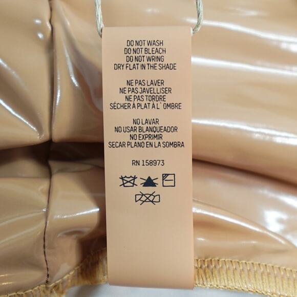 Skims Swim Mini Skirt Women 2X Ochre Textured Bikini Story Sarong Cover Up Beach - Picture 8 of 15